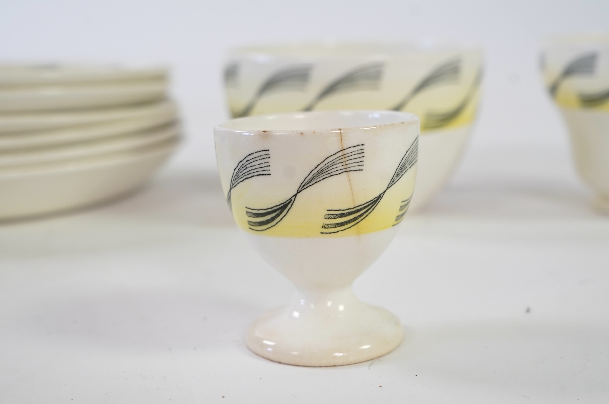 Eric Ravilious (1903-1942) for Wedgwood: A 'Garden' part dinner and tea service